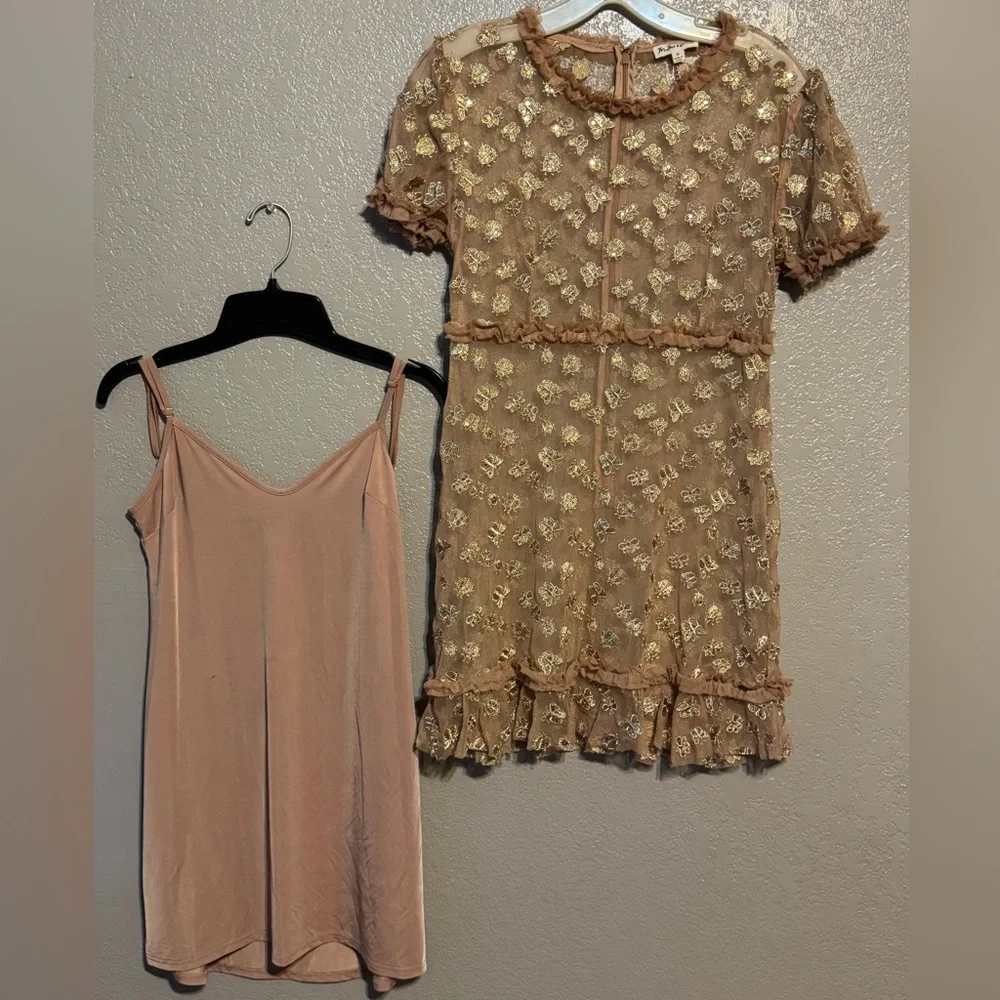 For Love and Lemons golden garden tulle dress - Picture 4 of 13